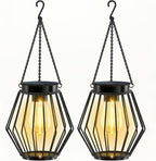 Solar Decorative Hanging Lights, Outdoor, for Garden, Balcony, Bedroom, and Courtyard by Unknown