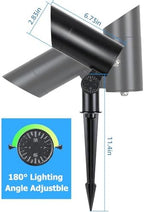 SUNVIE 30W LED Spot Lights Outdoor 5000K Daylight Flag Pole Light 120V Plug in Spotlight Outdoor with US 3-Plug Waterproof Flag Lights Outdoor Ultra Bright Landscape Spotlights for Palm Tree Statue - Image 7