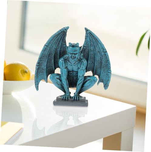 Gothic Resin Gargoyle Statue Garden Decor Figurine for Xmas Halloween - Image 7