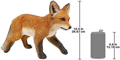 Design Toscano Cavorting Carmine Baby Red Fox Statue - Image 7