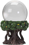Pacific Trading Tree of Life Gazing Ball Outdoor Garden Decorations, Hand Painted Durable Mirror Globe Home Decor, 8.5 Inches by PacificGiftware