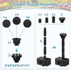 7.5W Solar Fountain Pump with 6 Adjustable Spray Modes - Image 6