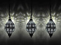 Lal Haveli Silver Color Hanging Moroccan Candle Lantern Holders Set of 3 Pcs by LalHaveli