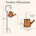Solar Watering Can Light, LED String Lantern, Cardinal Outdoor Garden Decor - Image 6