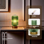 MJ PREMIER Battery Operated Lamp, Small Cordless Lamp with Timer, Green*2 - Image 4