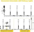 LED Pathway Lights, 4.8W 12V AC/DC Low Voltage Path Lights, 570 Lumen 6 Pack Extendable Outdoor Landscape Lighting IP65 Waterproof Garden Lights for Yard Walkway Driveway, 2700K - Image 4