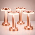 Riakrum 4 Pcs LED Cordless Table Lamp Bulk Rechargeable,Rose Gold by Riakrum