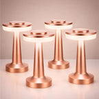 Riakrum 4 Pcs LED Cordless Table Lamp Bulk Rechargeable,Rose Gold by Riakrum