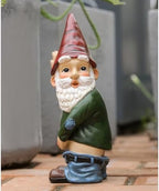 Funny Naughty Garden Gnome Statue, Indoor Outdoor Decor - Image 3