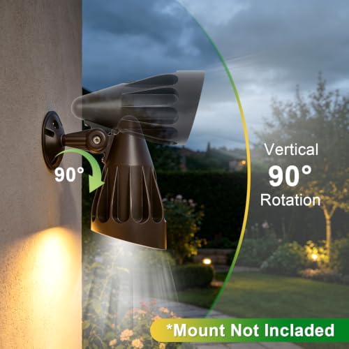LED Bullet Spotlight Flood Light 30W/40W/50W Selectable Landscape Spotlight - Image 3