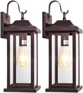 2-Pack Large Bronze Outdoor Light Fixtures for House by DiscoverBeautyofLighting