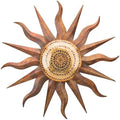 Regal Art & Gift Large Metal Sun Wall Decor, Indoor & Outdoor Sunburst Art by REGALARTGIFT