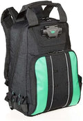 Amazon Basics Tool Backpack with LED Light, 55 Pockets, Padded Shoulder Straps, Tool Storage Bag, Black by AmazonBasics