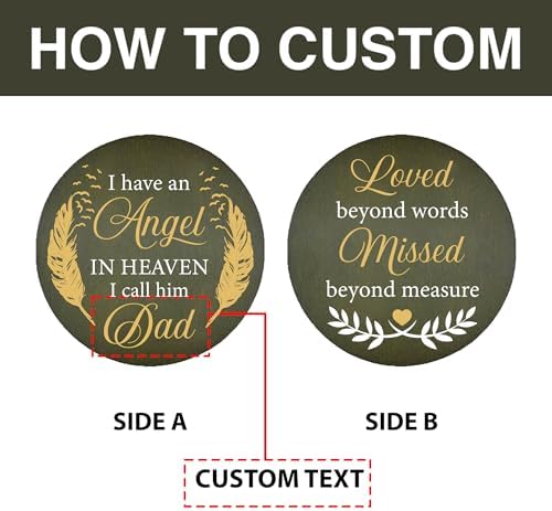 ASTARIN Memorial Angel 36" Wind Chimes, Personalized Name Sympathy Wind Chime, in Memory of Loss Mom Loved One, Large Deep Tone Bereavement Windchimes for Outside Clearance(Produced in Texas) - Image 6