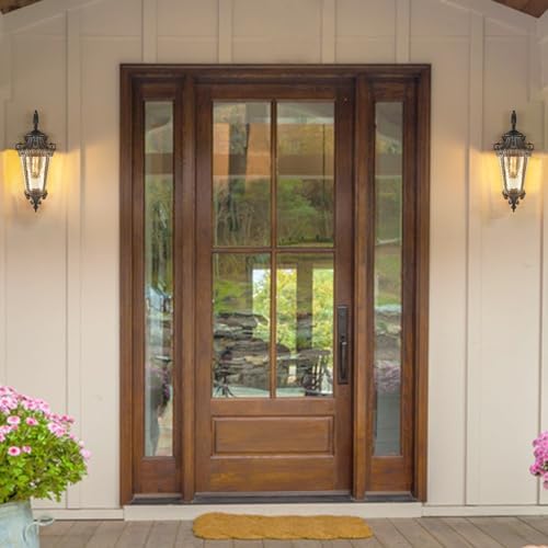 SAMTEEN Black Outdoor Wall Light Fixtures - Image 2