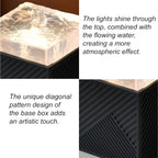 Tabletop Water Fountain - Desktop Waterfall Fountains Indoor - Image 3