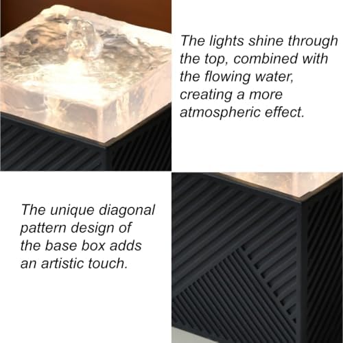 Tabletop Water Fountain - Desktop Waterfall Fountains Indoor - Image 3