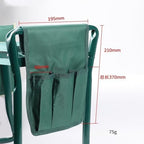 Foldable Garden Kneeler and seat with Gardening Tool Pouches Multi use Bench with Soft Kneeling Pad, Gardening Gifts for Women Men - Image 6