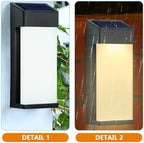 OSALADI Xmas Solar Powered Outdoor Wall Light Waterproof Garden Lamp - Image 7