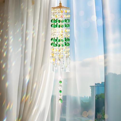 Crystal Wind Chimes Rainbow Suncatcher for Window, Garden, Patio Decor - Image 3