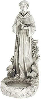 Design Toscano Francis of Assisi Reflection Pool Outdoor Garden Statue - Image 2