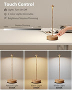Cordless Table Lamp Rechargeable 6000mAh Battery Outdoor LED Light - Image 2