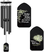 Personalized Sympathy Wind Chime, Memorial Wind Chimes Outdoor Deep Tone, Wind Chimes for Loss of Loved Father/Mother/Lover, Bereavement/Sympathy/Memorial Gifts for Remembrance by ExtrabilyOfficial