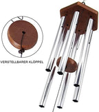 Memorial Wind Chimes for Outside 30 inch Silver Sympathy Gift Decor Chime - Image 4