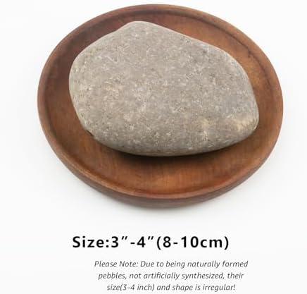 20 LBS Large Natural River Rocks，3-4 Inch Decorative Large River Rocks for Landscaping Aquarium Yard Garden Paving Plant Crafting and Walkways - Image 2