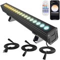 LED Wall Washer Light Bar, Tunable White 2700K-6500K, Smart WiFi App and RF Remote, Smooth Dimming, 8 Modes, Linkable 20in IP65, AC120V Plug-in for Porch Patio Sign by ProfessionalRGBWLEDSupplier