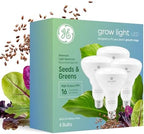 GE Grow Lights for Indoor Plants, BR30 Indoor Floodlight, 4 Pack by GELighting