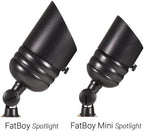 VOLT Fat Boy 12V Brass Outdoor Mini Spotlight (Black) - Image 6
