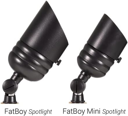 VOLT Fat Boy 12V Brass Outdoor Mini Spotlight (Black) - Image 6