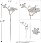 Sungmor Cast Iron Bird Feeder, Decorative Garden Stake, 26.2 Inches Tall - Image 4