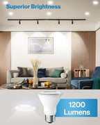 Sunco 12 Pack PAR30 LED Bulb, Long Neck Bright Flood Light, E26, 11W=75W - Image 2