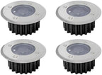 DOITOOL Flat Solar Lights Outdoor Pathway: 4PCS Lights Outdoor Waterproof Solar Ground Lights - Solar Disk Light for Pathway, Yard, Lawn by DOITOOL