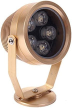 5W LED Spot Light Fixture Outdoor Underwater Flood Lamp Waterproof IP68 Gold Shell by Luminturs