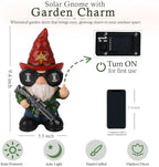 Funny Gnome Statue Outdoor Decor, Naughty Middle Finger Gnome Figurine - Image 2