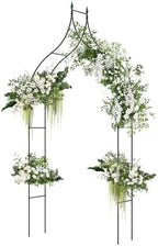 Giantex Metal Garden Arch Trellis, 9.5 FT Wedding Arbor for Ceremony by Giantex