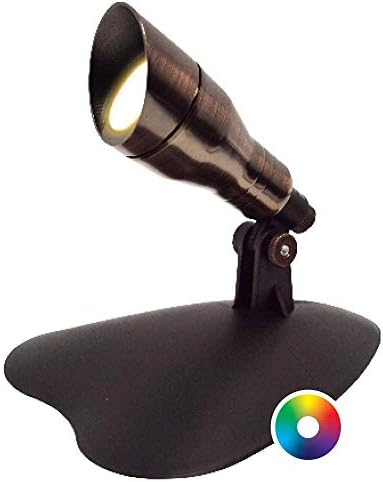 Ignite 3 Watt RGB Bronze LED Spotlight 20 ft Cord Landscape Light by Ignite