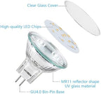 3W MR11 LED Landscape Light Bulbs, Low Voltage 12V 20W Halogen Replacement for Outdoor Landscape Spotlight and Track Light, GU4 Bi-Pin Base, Daylight White 4000K, Non-Dimmable, (Pack of 12) - Image 4