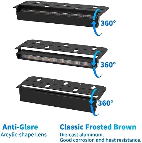 Black 12-Pack 7inch 3W 2700K Soft White Hardscpe Lighting - Image 5