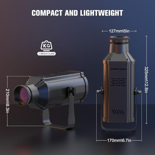 Mini LEKO Profile Stage Spotlights, 150W RGB COB Lights, Zoom Control & DMX512 Par Ellipsidal Lights, 7CH Manual Focus LED Spotlight for Show Stage Performance Event, 8 Pack - Image 6