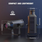 LEKO Profile Stage Spotlights, 100W RGB COB Lights, Zoom Control & DMX512 Par Ellipsidal Lights, 7CH Manual Focus LED Spotlight for Show Stage Performance Event, 10 Pack - Image 6