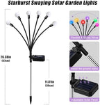 Solar Garden Lights Outdoor Waterproof, Swaying Firefly Light, Garden Decor - Image 6