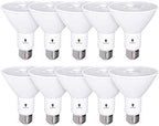 10 Pack PAR30 Outdoor LED Flood Light Bulb 12W 100 Watt Equivalent 900 Lumens Dimmable Waterproof E26 3000K Warm White LED Flood Light Bulbs for Security Led Spotlight Bulb Led Recessed Light Bulbs by BluexBulbs