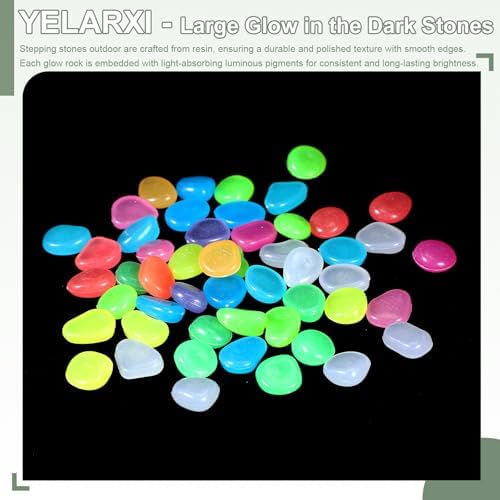 Glow in the Dark Stones Luminous Rocks Light 3000Pcs Bright Green - Image 4