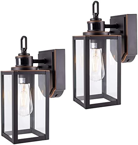 GRUENLICH Outdoor Wall Light Fixture Dusk to Dawn, PIR Motion by GRUENLICH