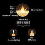 Flameless Pillar Candles Flickering with Remote Timer, Battery Operated LED Candles Up to 400 Hours, 3D Moving Flame Real Wax Candles, Set of 3, D3 x H4, 5", 6",Remote Included(Ivory) - Image 5