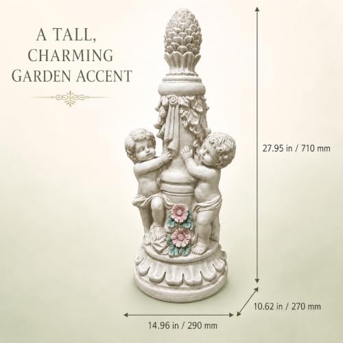 27.95 Inch Climbing Children Garden Statues, Large Yard Statues - Image 2